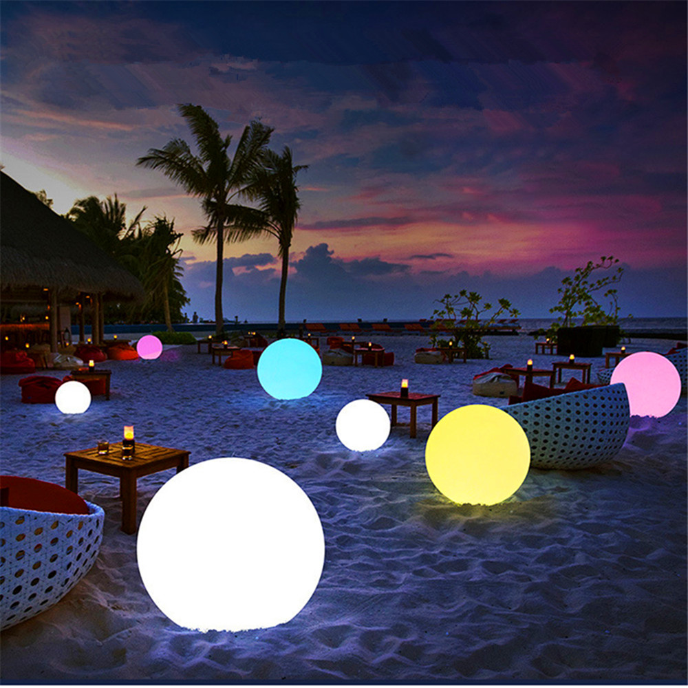 Bollard Light Garden - Wiederaufladbares LED-Leuchtkugellicht für Kinder und Erwachsene,