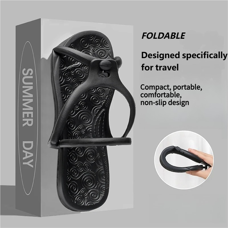 Outdoor Lighting For Home - Verbesserte Faltbare Reise-Hausschuhe Unisex EVA Flip-Flops