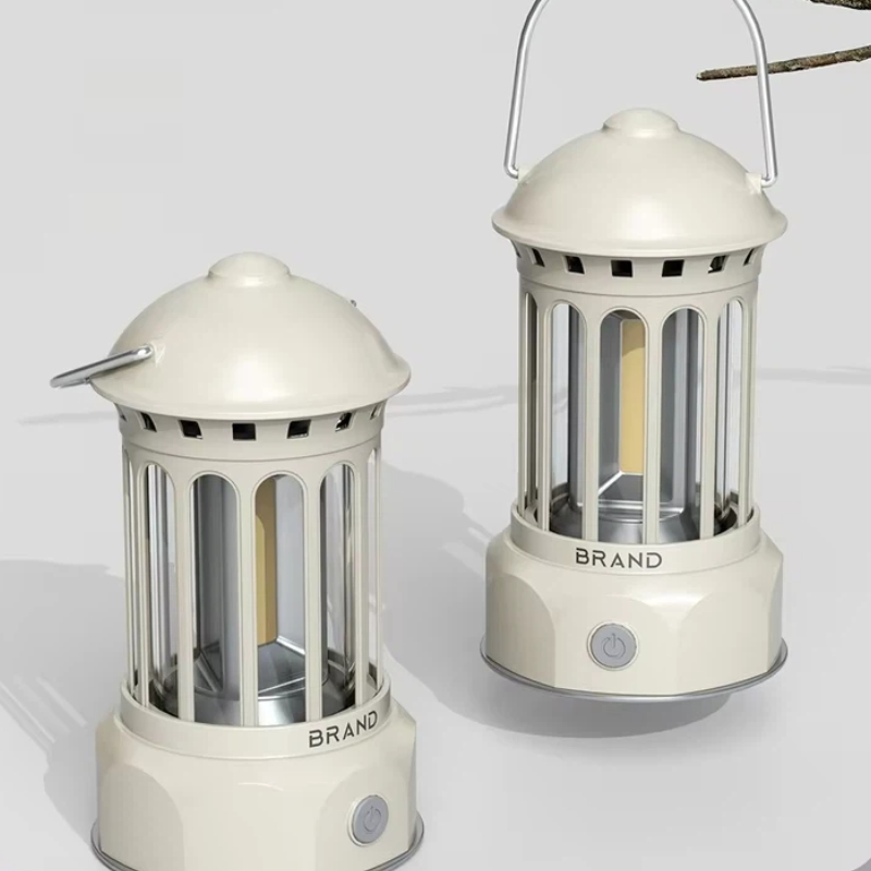 Outdoor Lighting Types - Generische Retro-Campinglaterne für den Außenbereich, tragbare