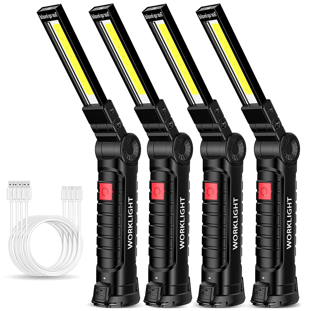 Outdoor Lighting Types - Tragbare Faltbare LED-Taschenlampe Starker Magnet COB-Arbeitslicht