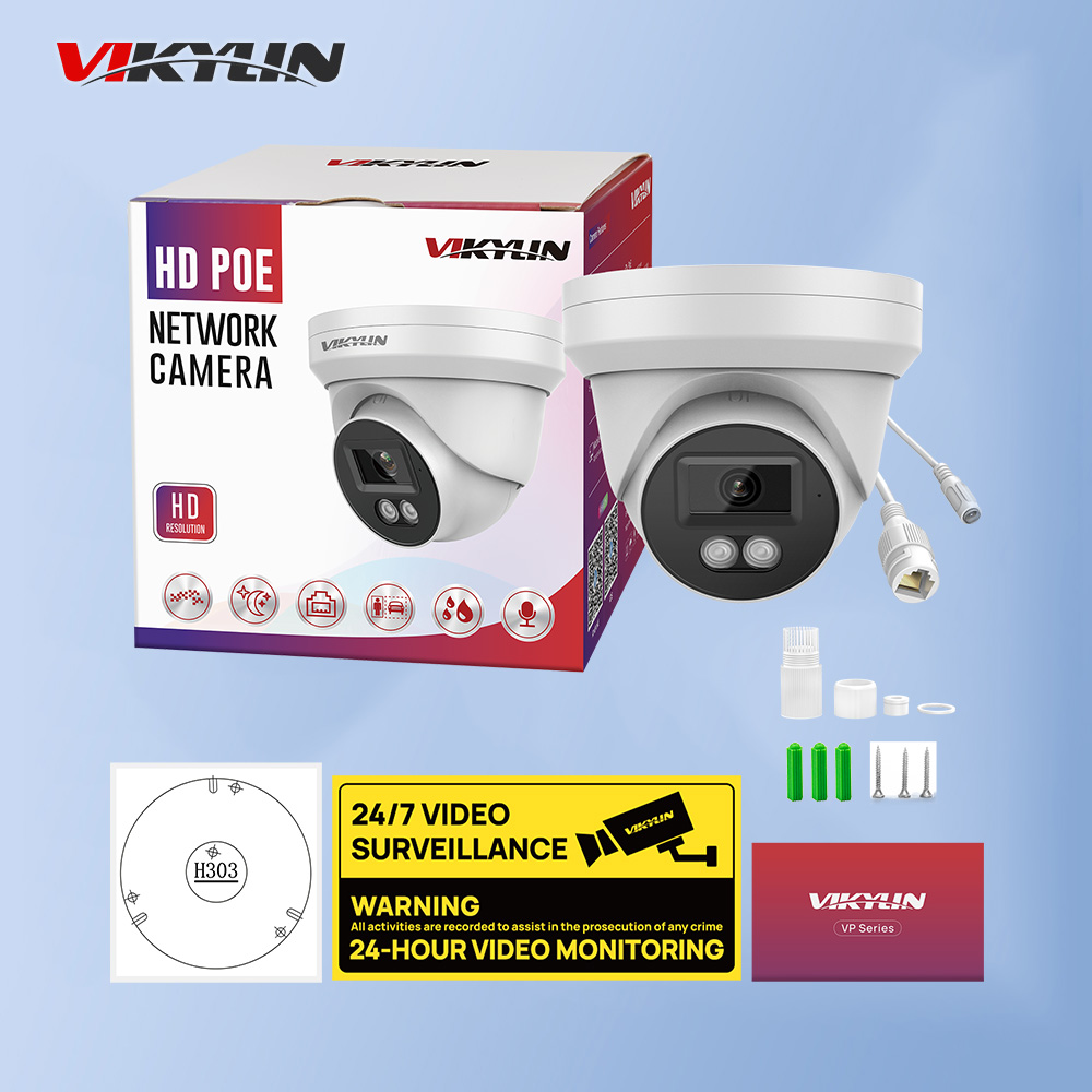 Outdoor Lighting Mains Powered - VIKYLIN 8MP HD IP-Sicherheitskamera PoE 4K