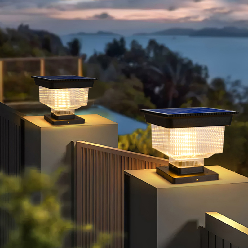 Outdoor Lighting Mains Powered - Moderne Wasserdichte LED-Solarleuchte für Haupteingangstor, Säulenbeleuchtung