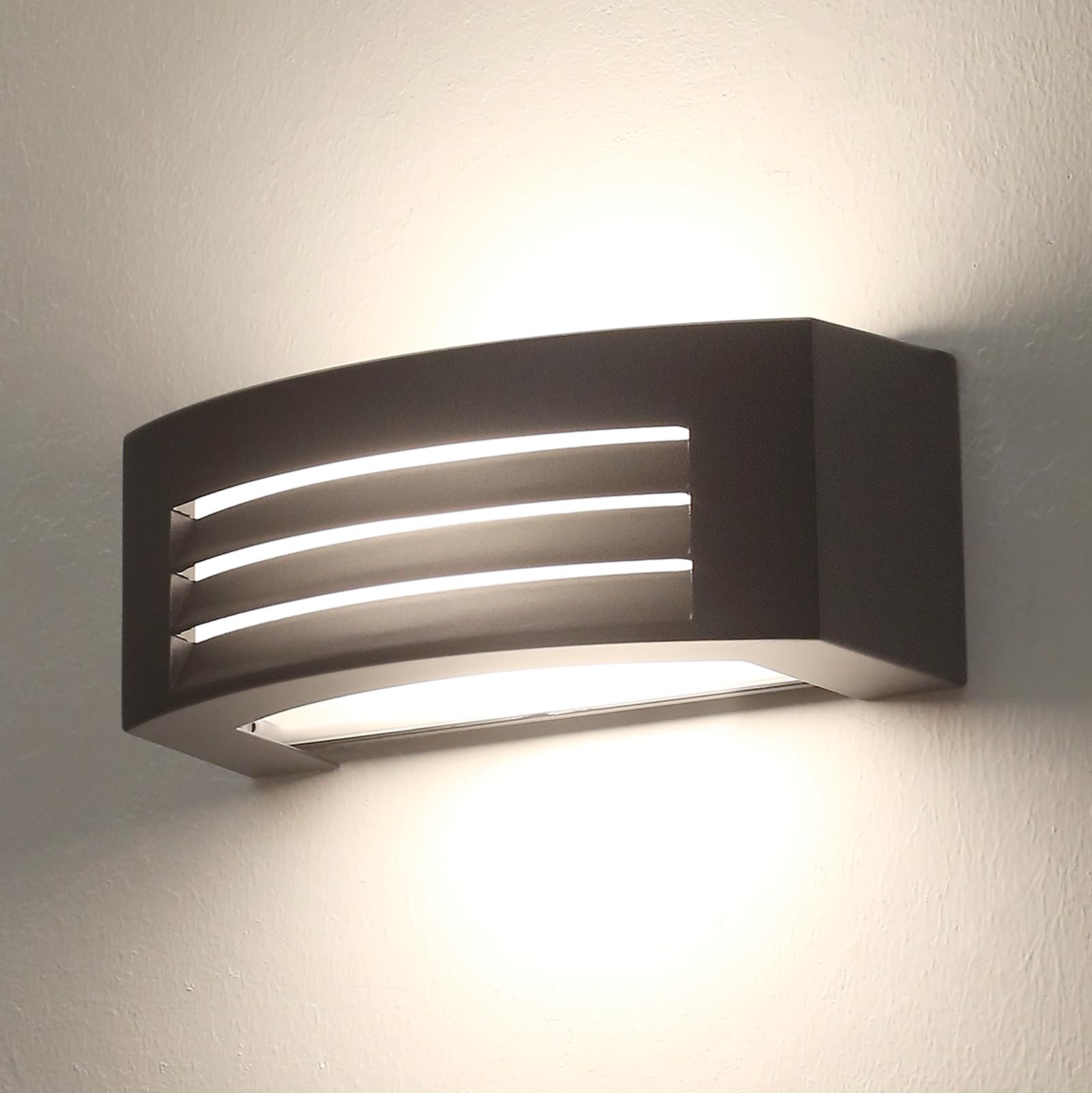 Outdoor Lighting Mains Powered - Außenwand leuchte, Aluminium-Außenwand leuchte, schwarze Wand