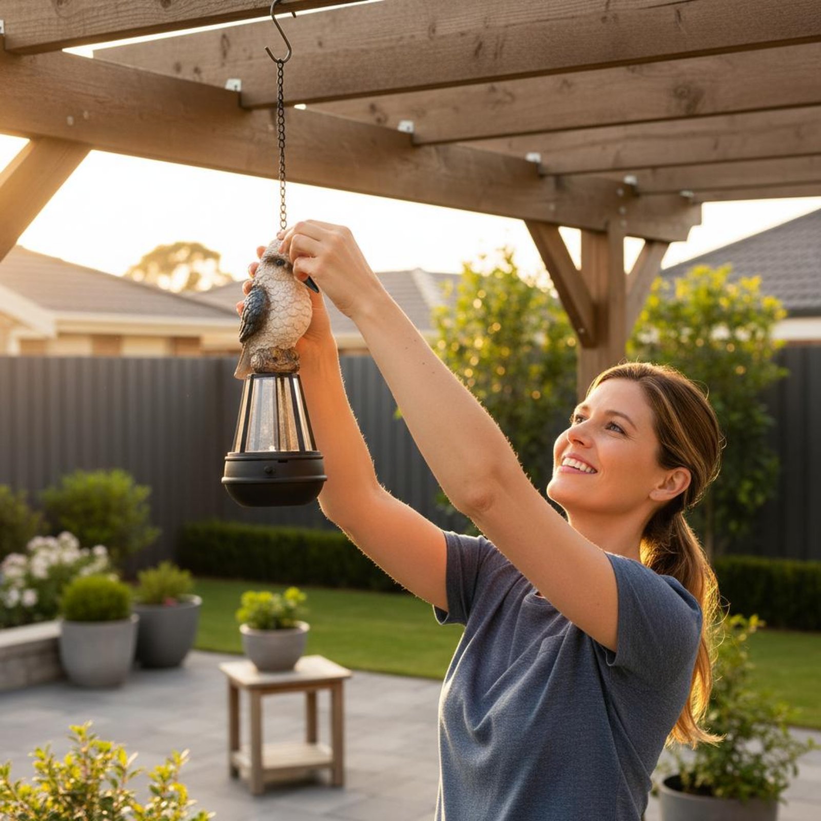 Outdoor Lighting Modern - Solar Avian Hängelampe, energiesparende Solar Avian