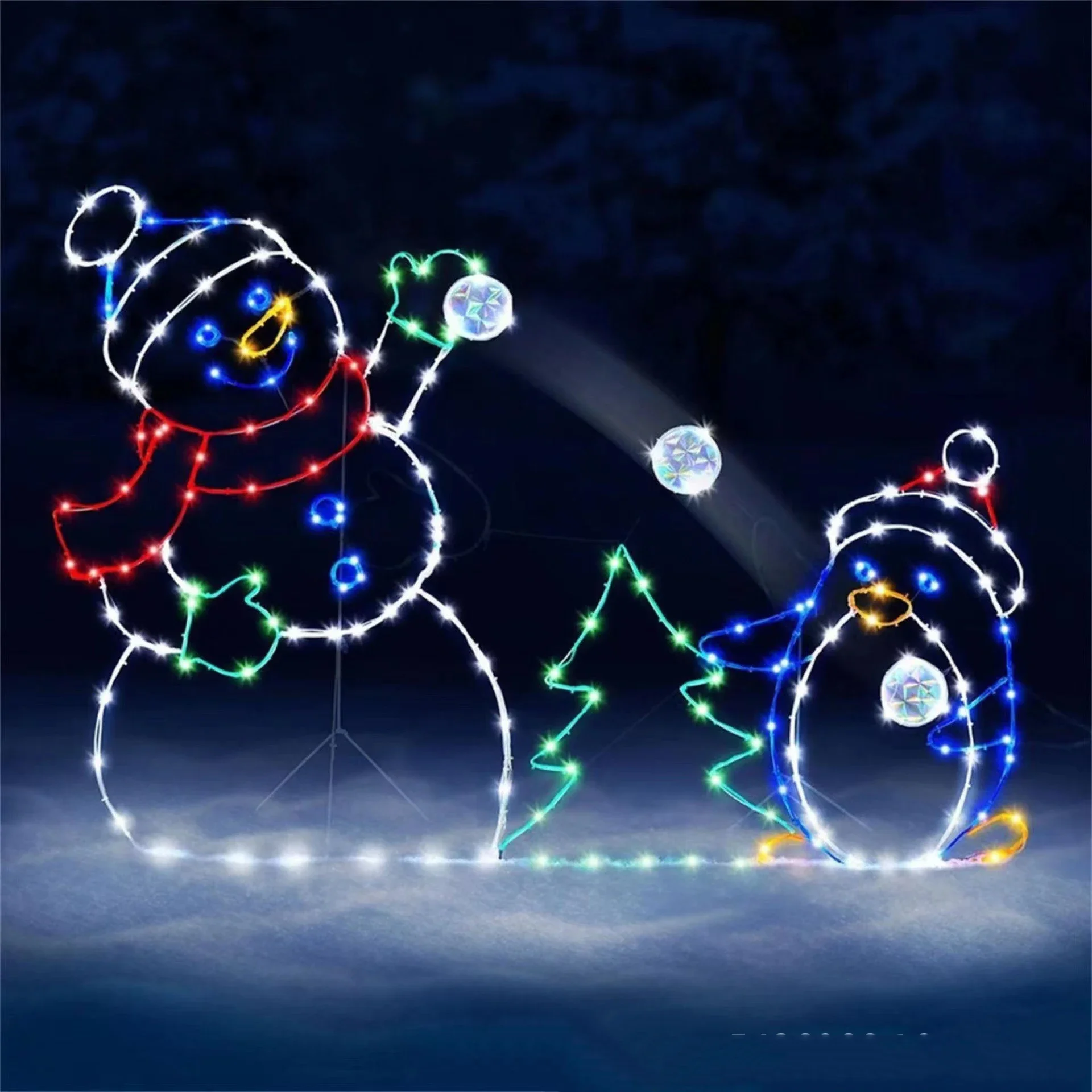 Animiertes Schneeballlicht, LE – Bollard Light Garden Bewertung und Preis