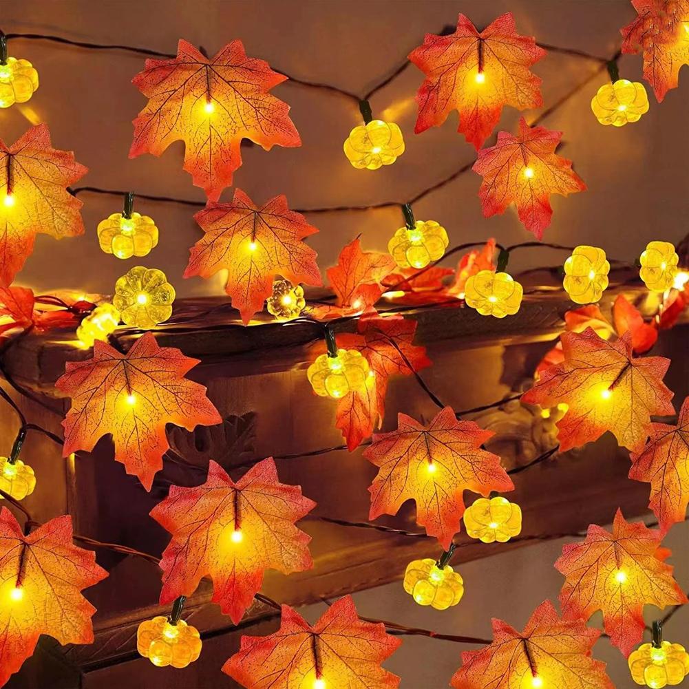 LED Maple Leaf Flache Kürbis L – Outdoor Lighting Battery Operated Bewertung und Preis