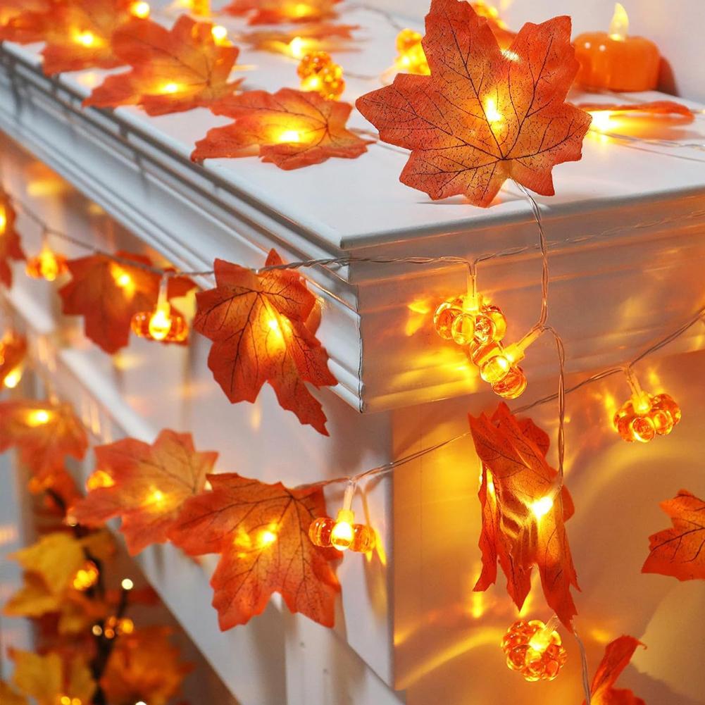 LED Maple Leaf Flache Kürbis L – Outdoor Lighting Battery Operated Bewertung und Preis