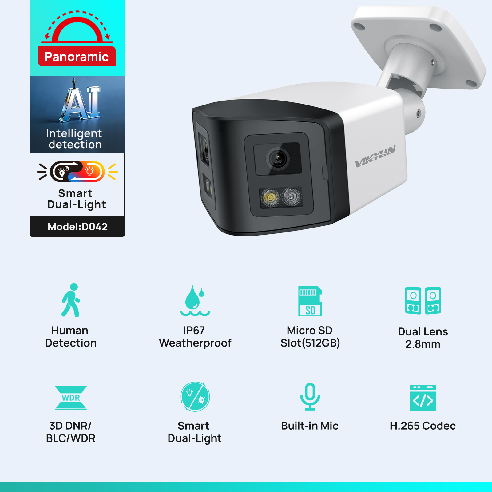 VIKYLIN 170 °   Panorama-Siche – Outdoor Lighting Mains Powered Bewertung und Preis