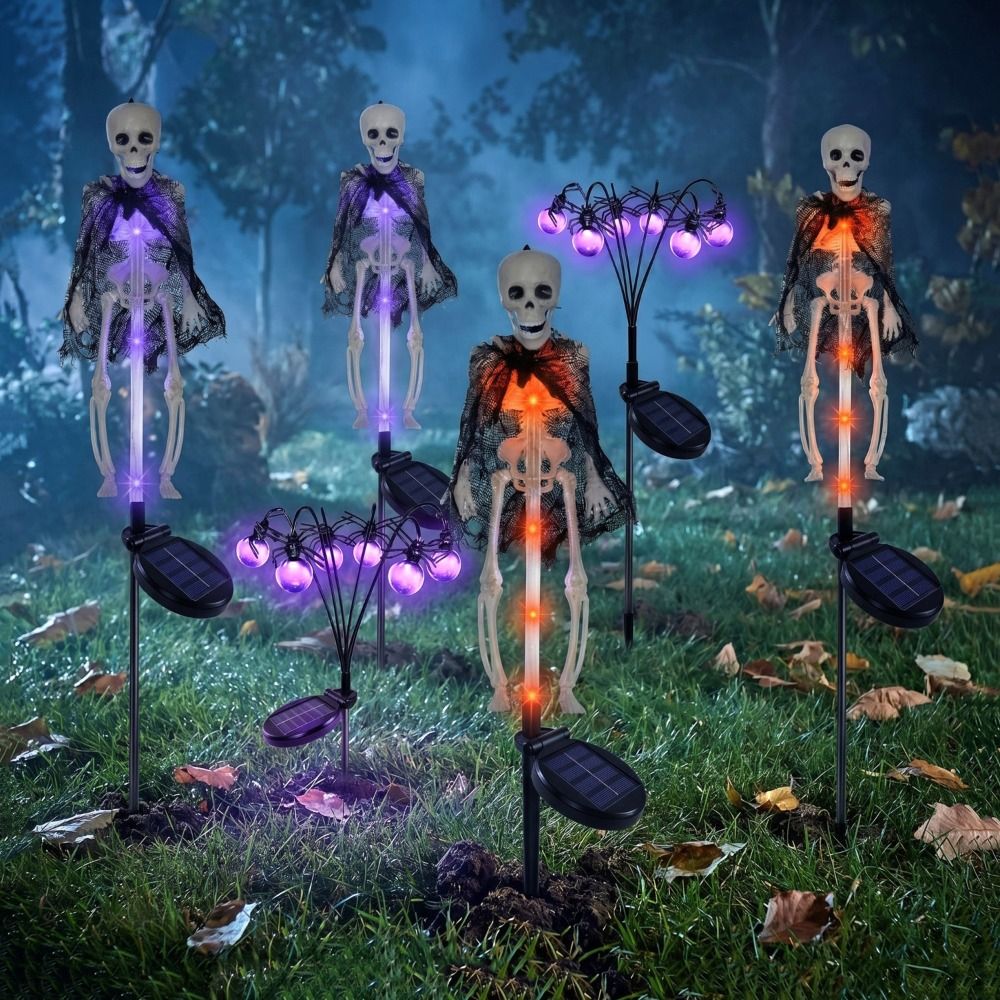 Skelett-Lila-Licht, Halloween- – Outdoor Lighting Front Yard Bewertung und Preis