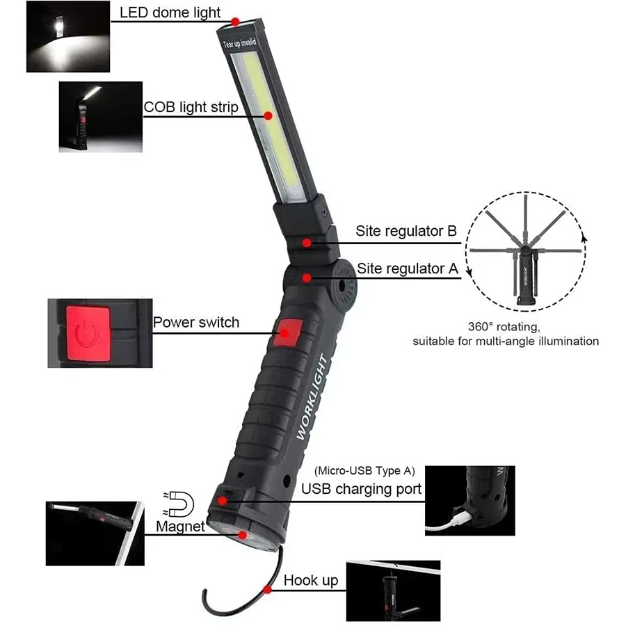 Tragbare LED-Taschenlampe mit  – Zinc Outdoor Lighting Bewertung und Preis