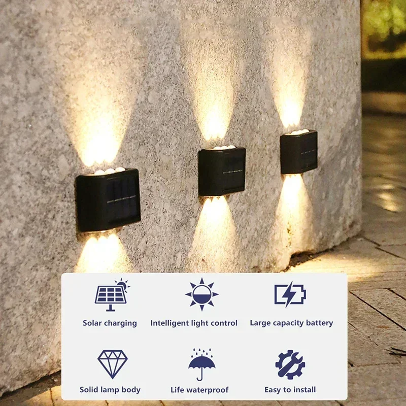 LED Solarleuchte für Außen, Wa – Zinc Outdoor Lighting Bewertung und Preis