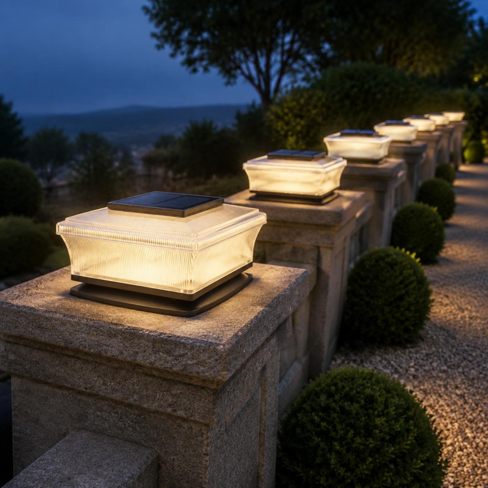 Solar-Pfostenkappenleuchte Kab – Outdoor Lighting Modern Bewertung und Preis
