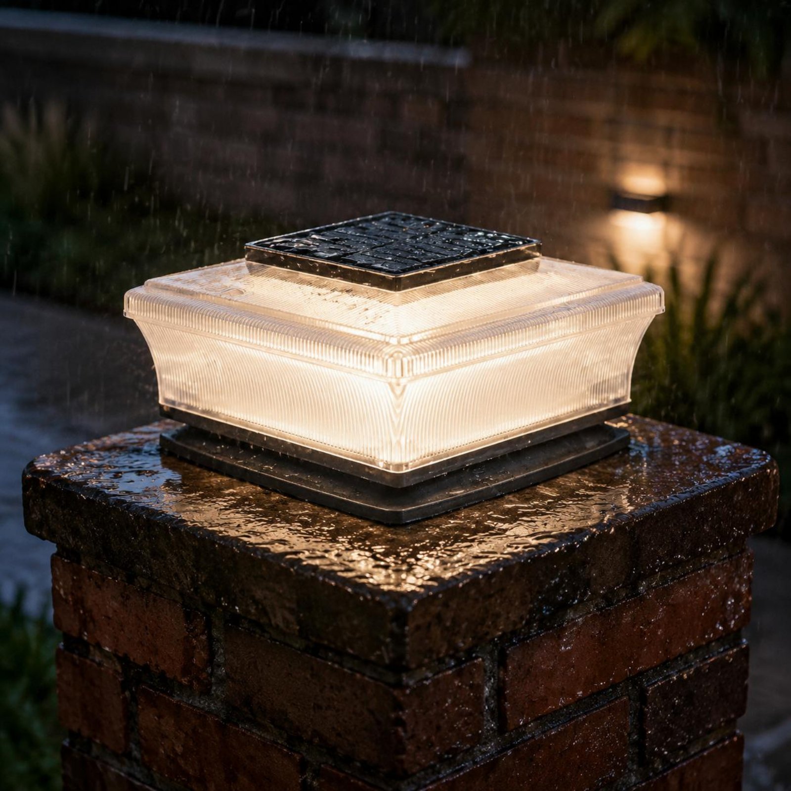 Solar-Pfostenkappenleuchte Kab – Outdoor Lighting Modern Bewertung und Preis