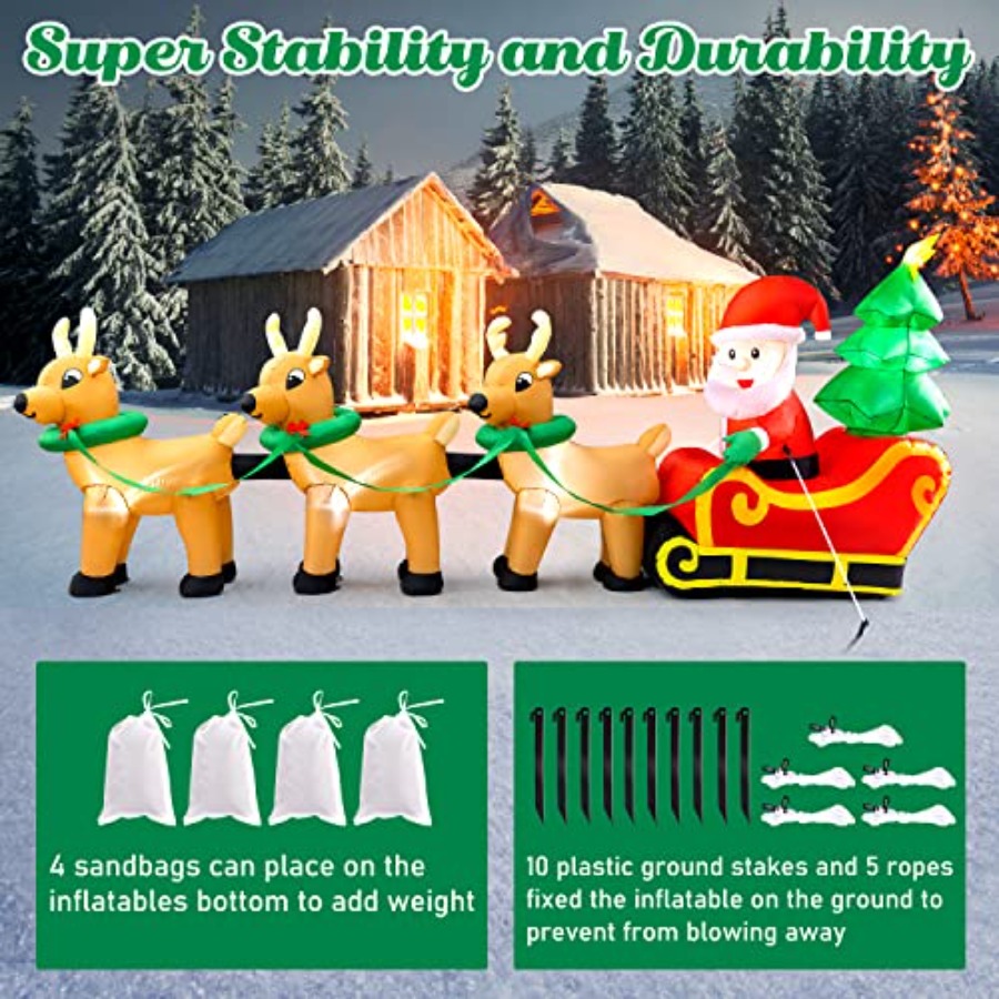 Aufblasbare Weihnachtsdekorati – Outdoor Lighting On Trees Bewertung und Preis