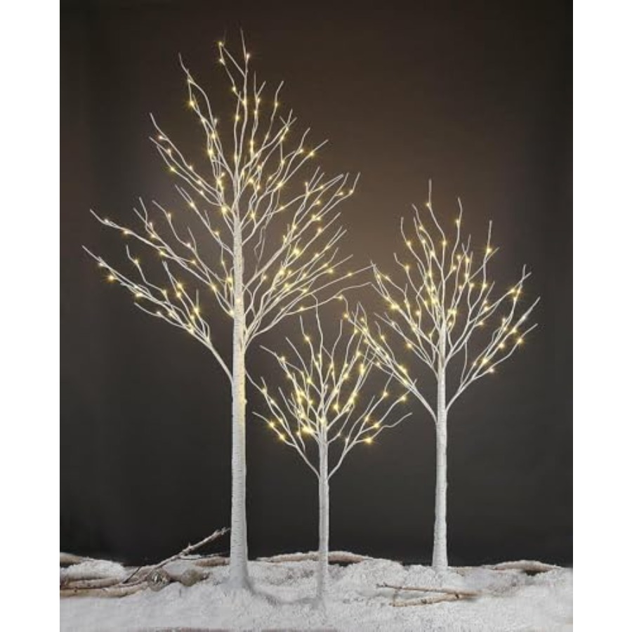 LED-Birkenbaum-Lichterkette fü – Outdoor Lighting On Trees Bewertung und Preis