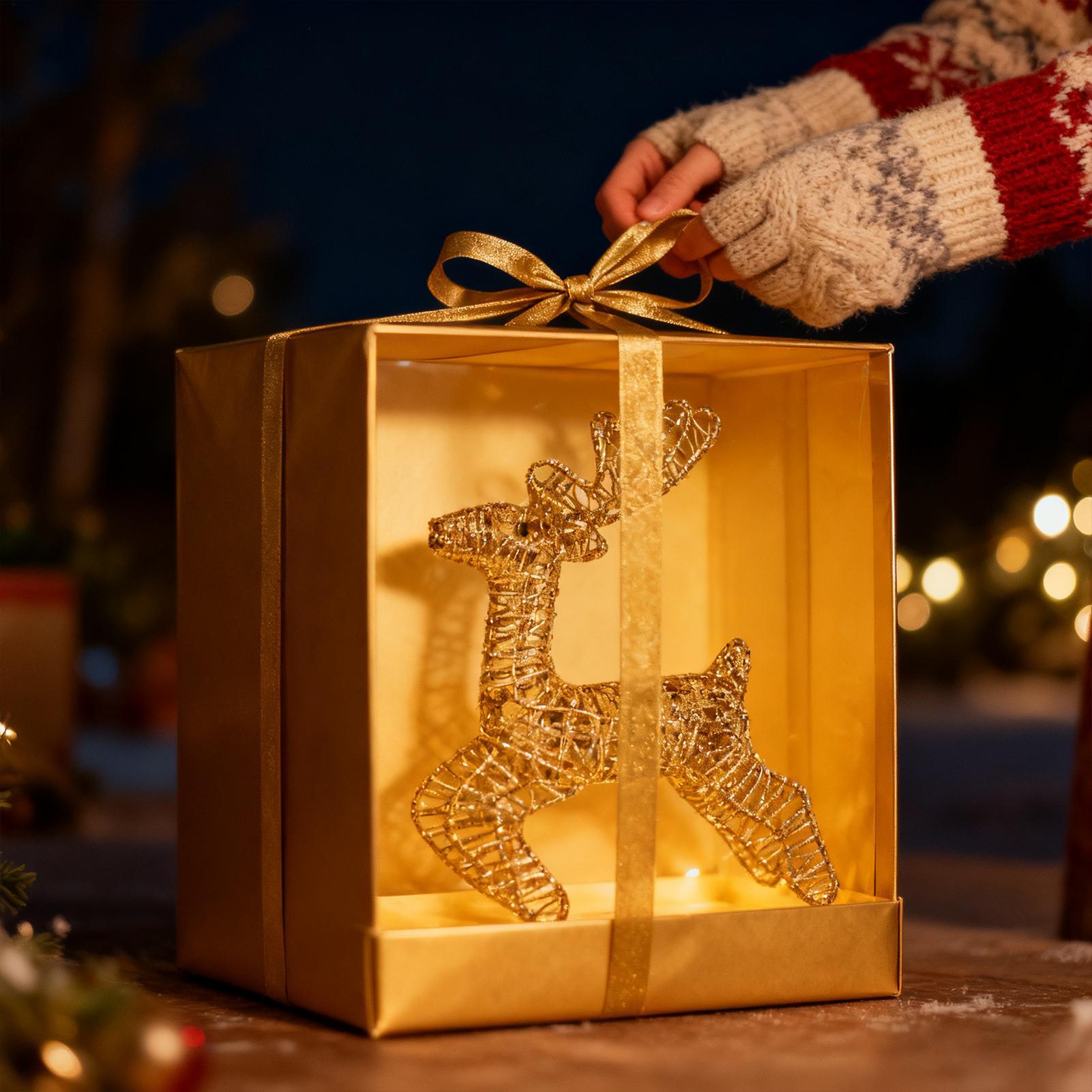 Beleuchteter Weihnachts-Hirsch – Outdoor Lighting Front Yard Bewertung und Preis