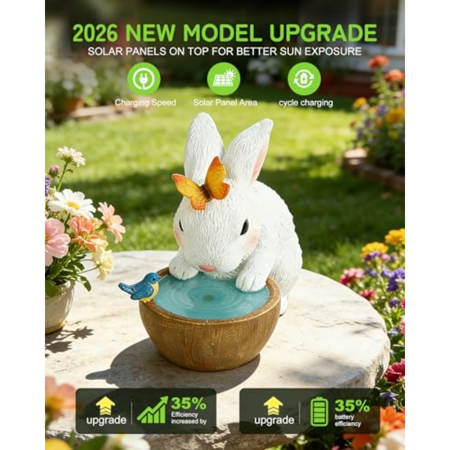 Solar-Häschen Gartenfigur - Ge – Outdoor Lighting For Home Bewertung und Preis