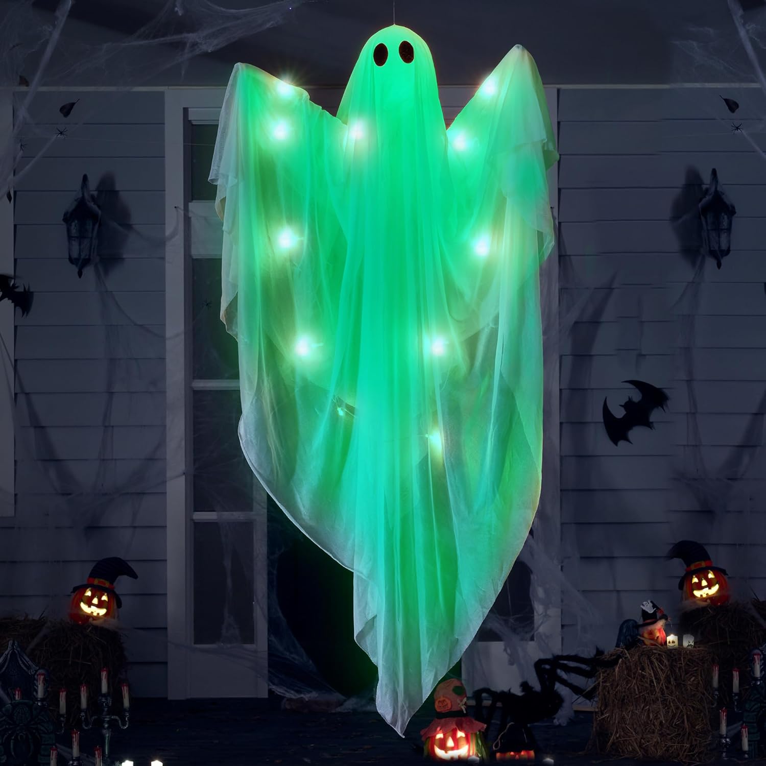 Halloween-Hängegeister mit gru – Outdoor Lighting Front Yard Bewertung und Preis