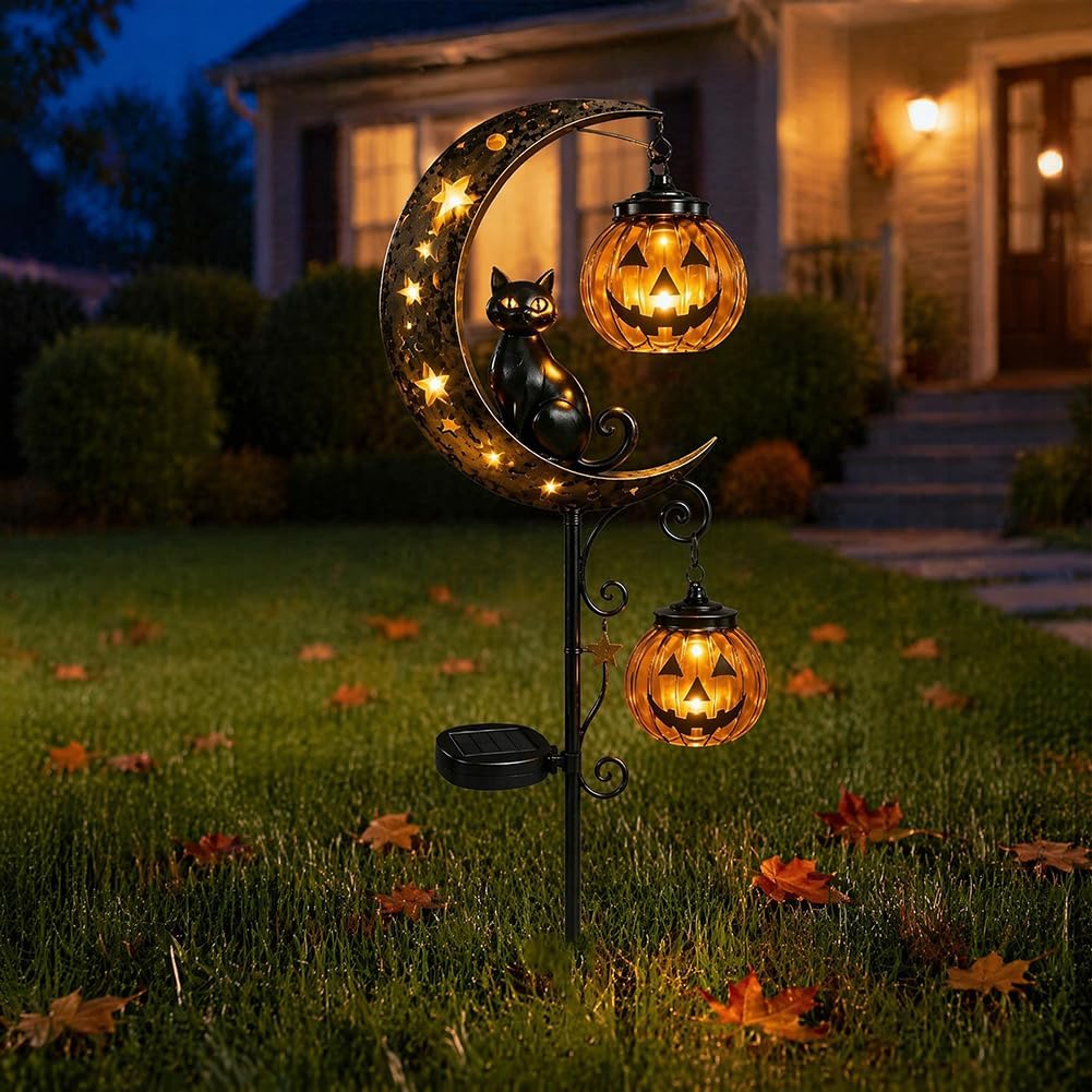 Solar-Halloween-Gartenleuchte  – Bollard Light Garden Bewertung und Preis