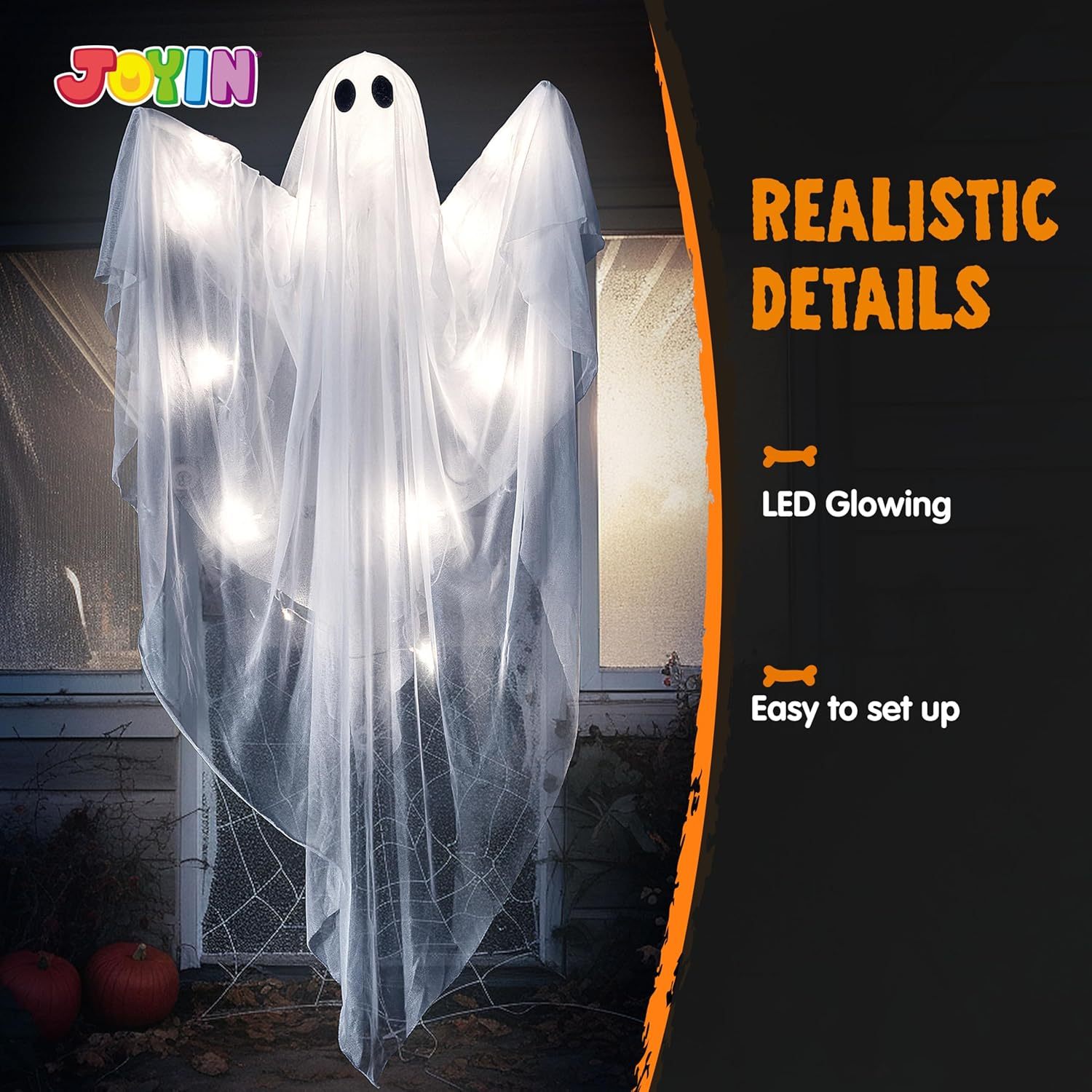Halloween-Hängegeister mit gru – Outdoor Lighting Front Yard Bewertung und Preis