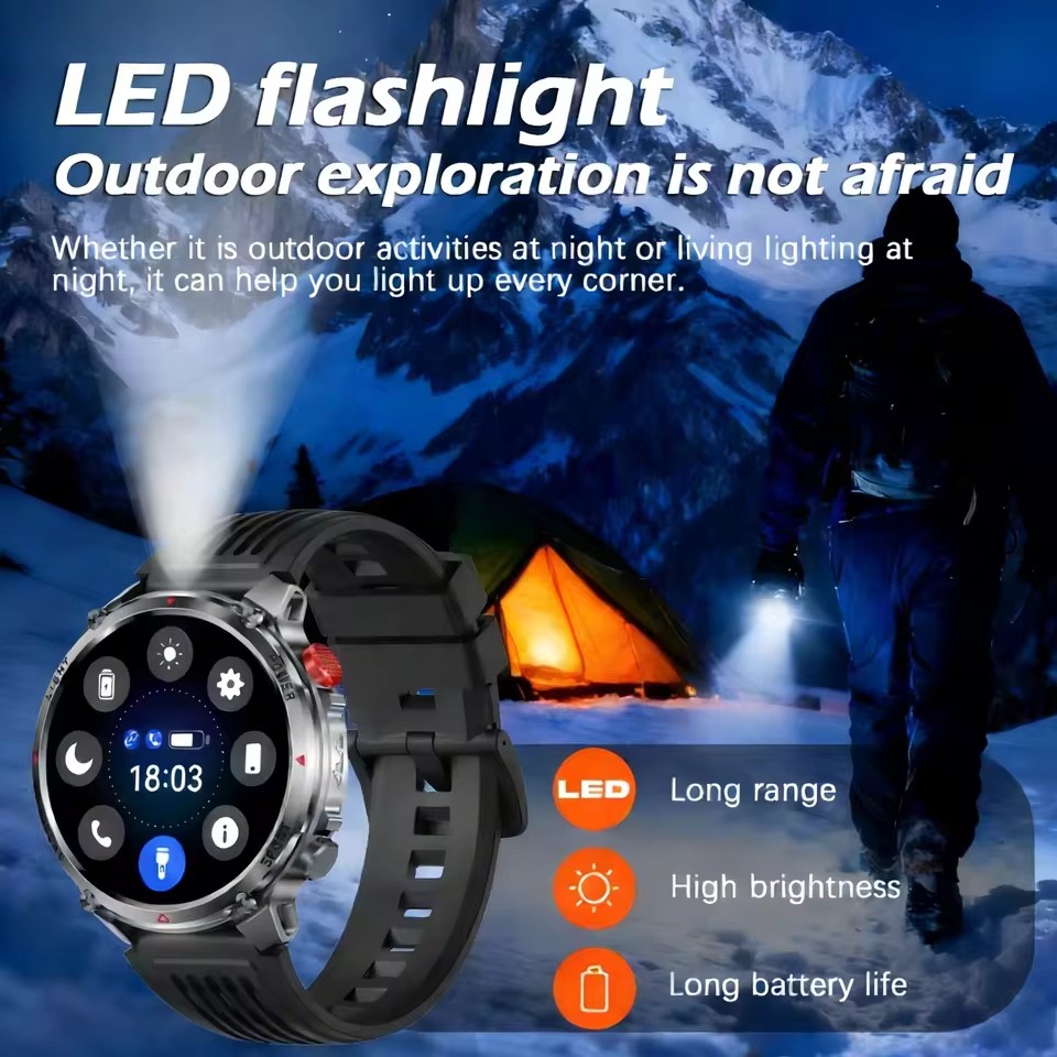 Neue Outdoor-Militär-Smartwatc – Outdoor Lighting Battery Operated Bewertung und Preis