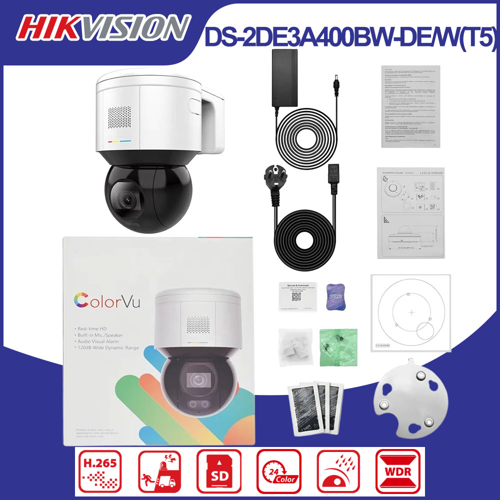 Hikvision DS-2DE3A400BW-DE/W(T – Outdoor Lighting Mains Powered Bewertung und Preis