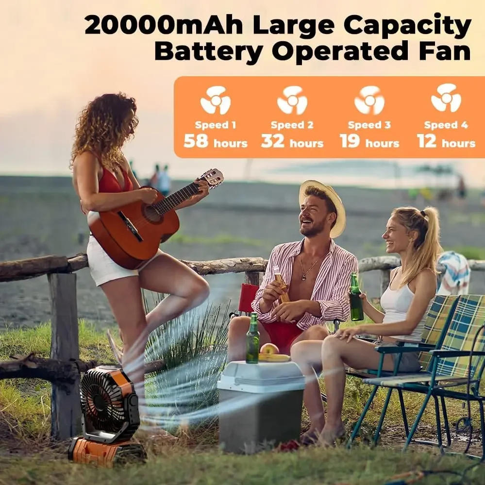20000mAh Wiederaufladbarer Cam – Outdoor Lighting Battery Operated Bewertung und Preis