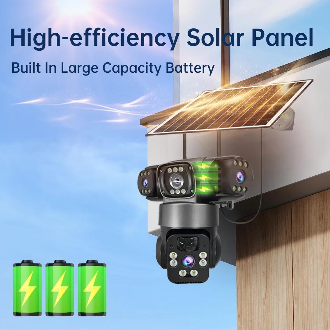 Solar-Überwachungskamera 5MP 3 – Outdoor Lighting Mains Powered Bewertung und Preis