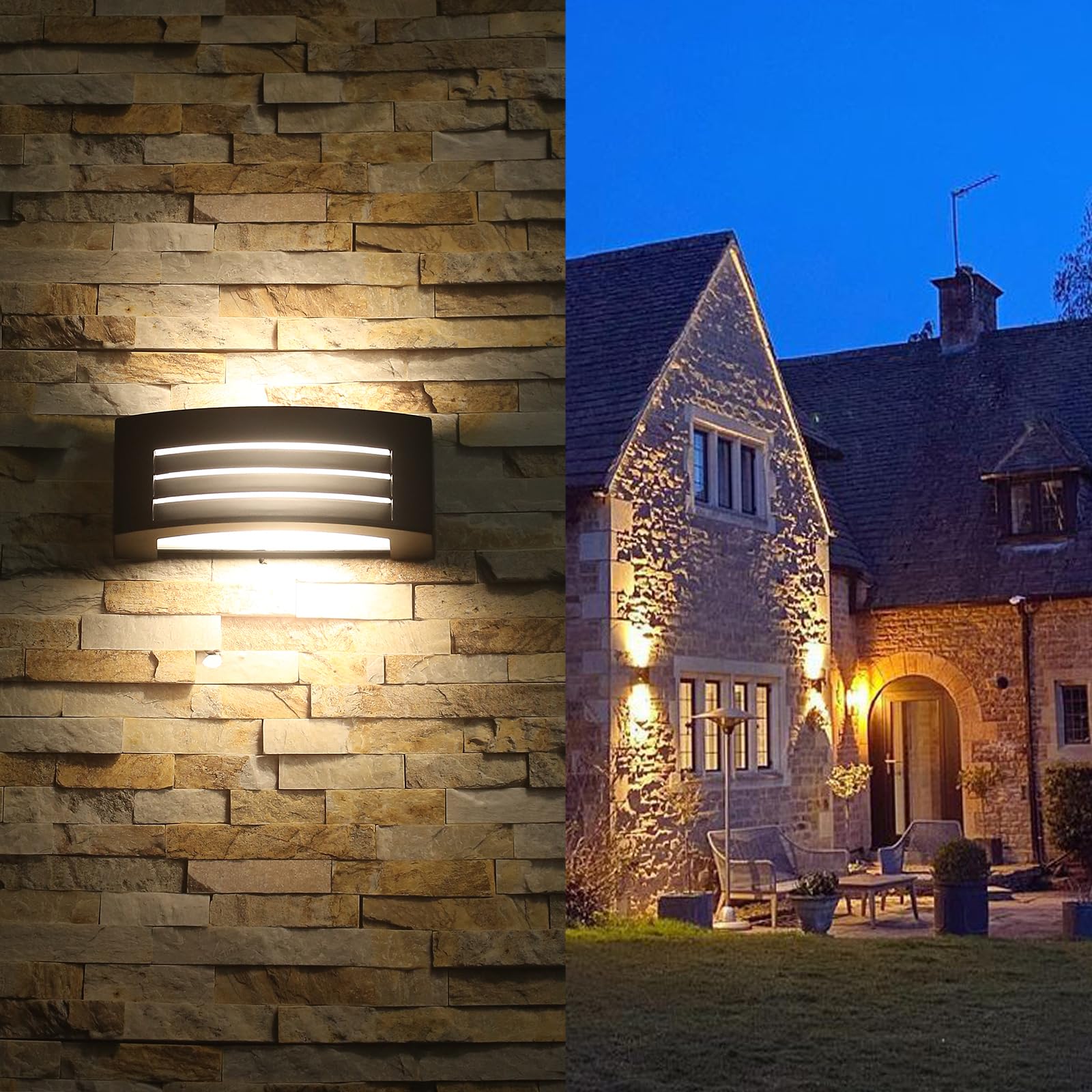 Außenwand leuchte, Aluminium-A – Outdoor Lighting Mains Powered Bewertung und Preis
