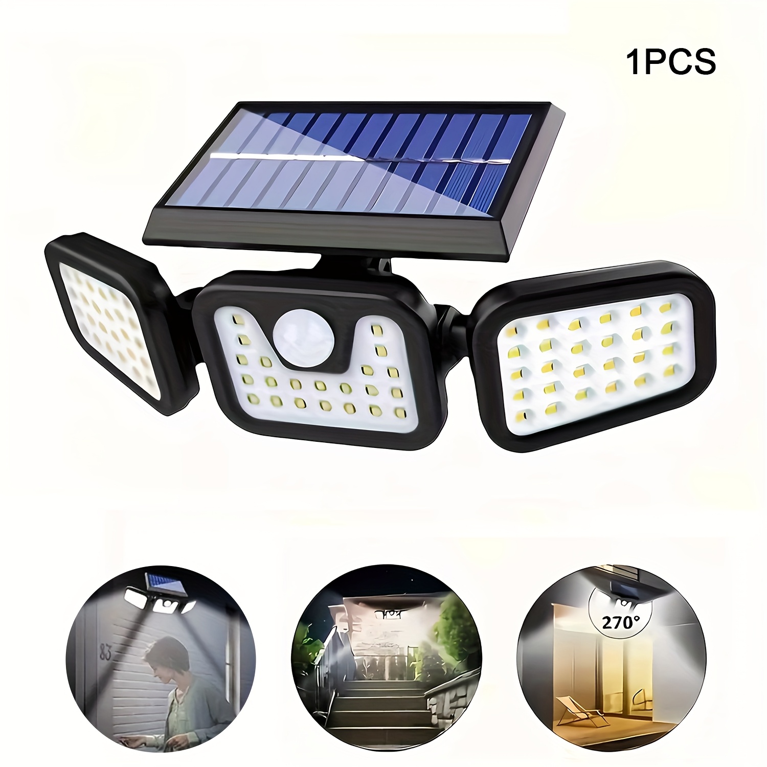 74 LED Solarbetriebene Bewegun – Outdoor Lighting Front Yard Bewertung und Preis