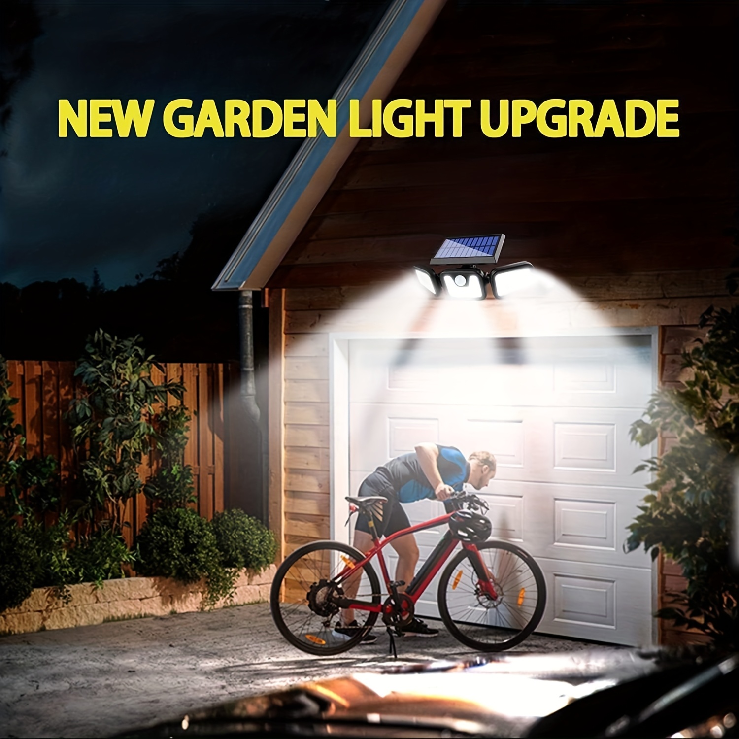 74 LED Solarbetriebene Bewegun – Outdoor Lighting Front Yard Bewertung und Preis