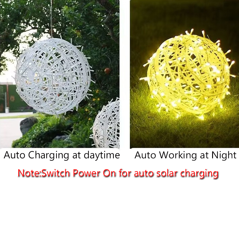 Solar-Weihnachtskugel-Lichter  – Outdoor Lighting On Trees Bewertung und Preis