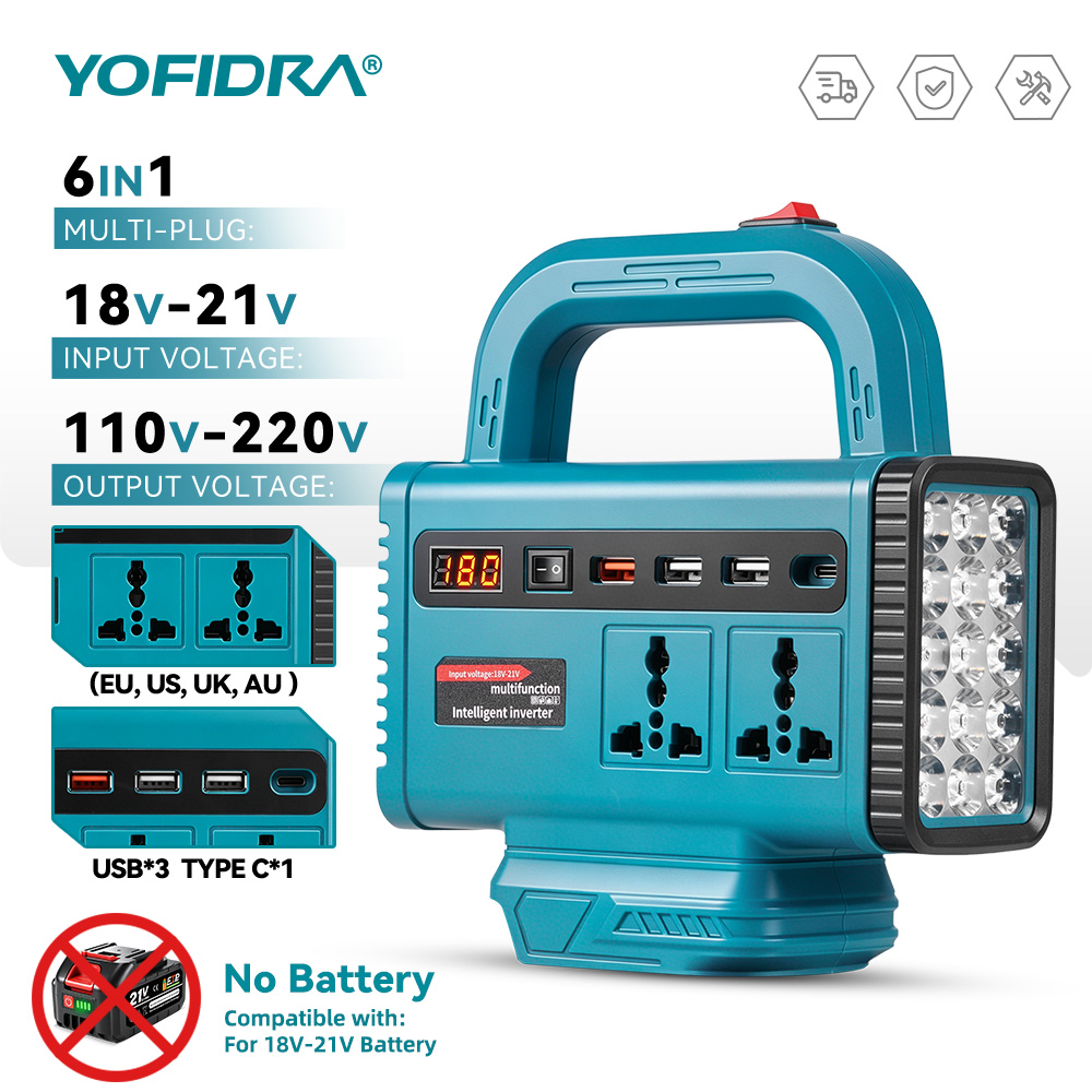 YOFIDRA 220V Tragbarer Stromwe – Outdoor Lighting Battery Operated Bewertung und Preis