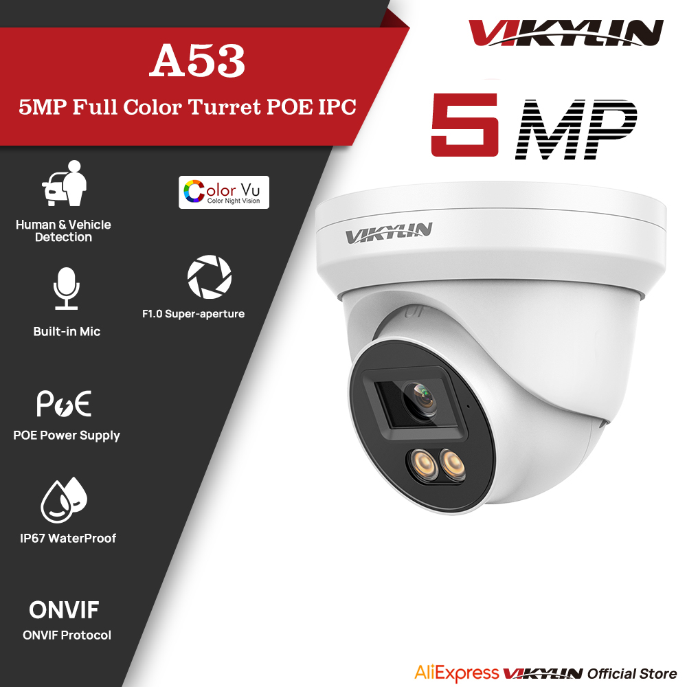 VIKYLIN 5MP IP-Sicherheitskame – Outdoor Lighting Mains Powered Bewertung und Preis