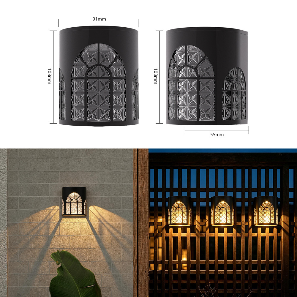 2 Stück Outdoor-Solar-Zaunleuc – Outdoor Lighting Front Yard Bewertung und Preis