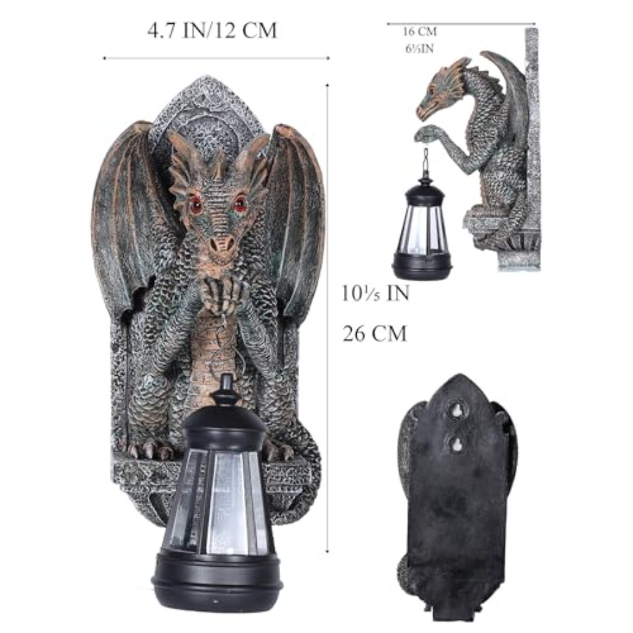 Drachen-Statue Solarlaterne fü – Outdoor Lighting On Trees Bewertung und Preis