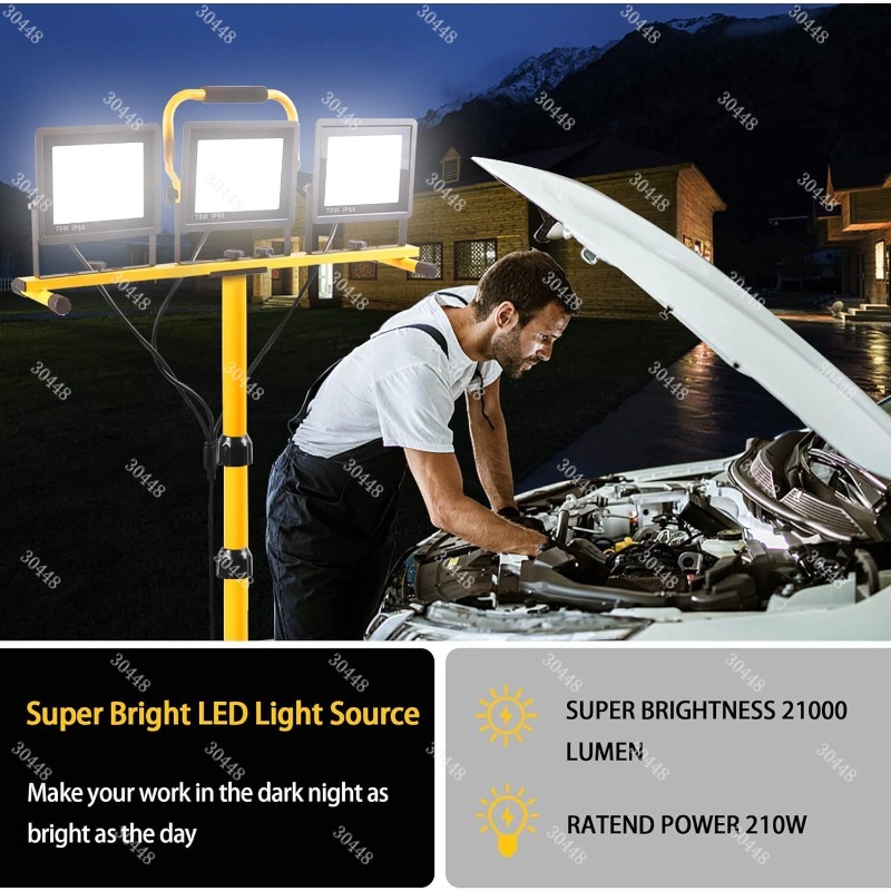 LED-Arbeitsleuchte, tragbarer  – Outdoor Lighting Mains Powered Bewertung und Preis