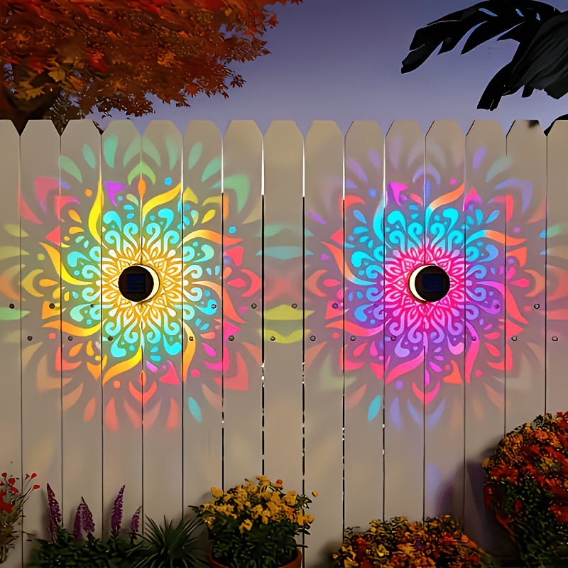 Solar-LED-Wandleuchte Mandala- – Bollard Light Garden Bewertung und Preis